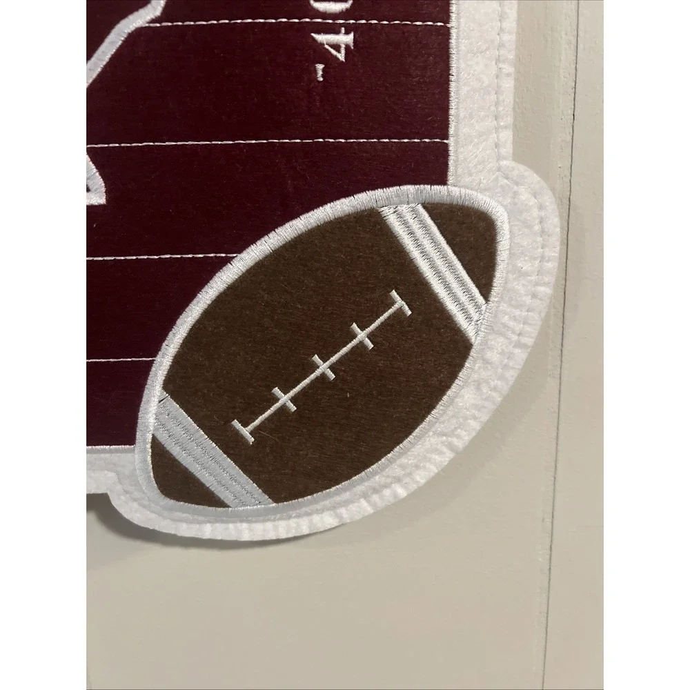 NCAA Team Spirit Sports Door Decor A&M Texas Aggies Maroon And Gray NWT Football